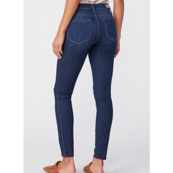 Paige Verdugo Ankle Skirt Jeans Womens 26 Blue Casual Comfy Retro Minimalist - Picture 6 of 10
